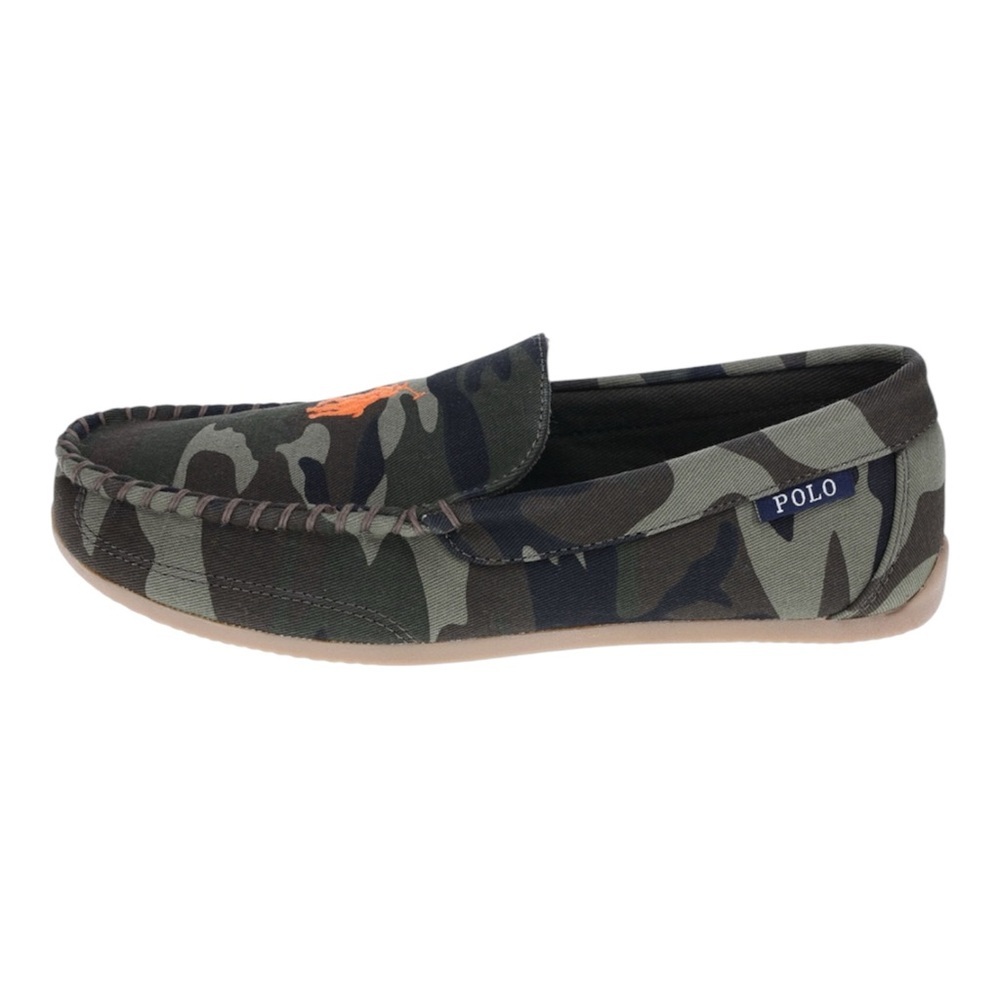 Polo by Ralph Lauren Men's Green Camouflage Slip-Ons - Picture 3 of 7